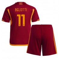Dječji Nogometni Dres AS Roma Andrea Belotti #11 Domaci 2023-24 Kratak Rukav (+ Kratke hlače)